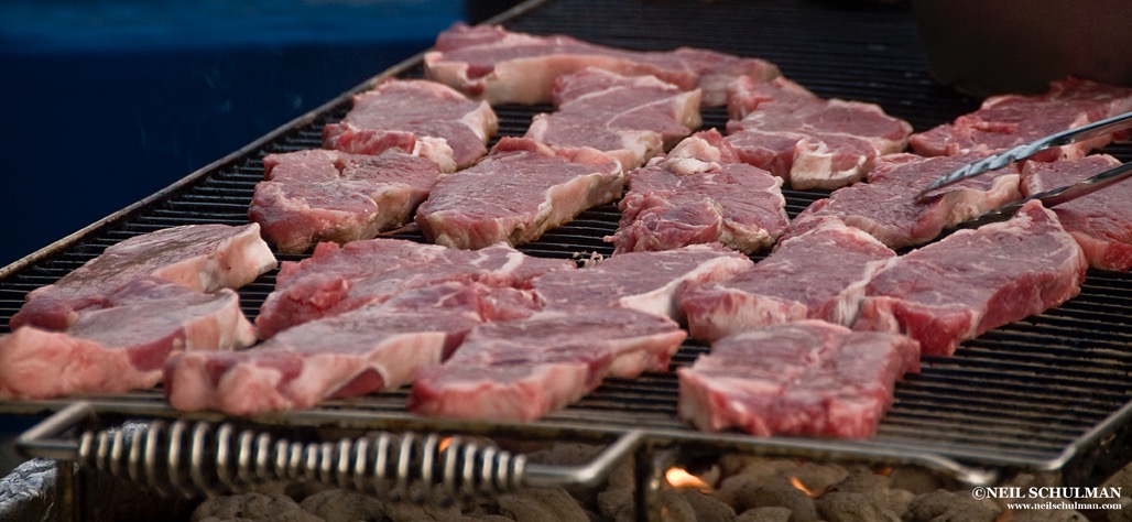 grilled steaks